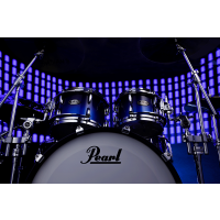 Pearl Masters Maple Rock 4 fûts GyroLock L Rod Custom Kobalt Blue Fade - Vue 3