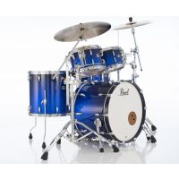 Pearl Masters Maple Rock 4 fûts GyroLock L Rod Custom Kobalt Blue Fade - Vue 3