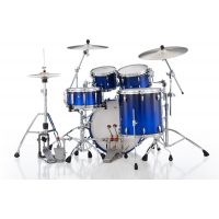Pearl Masters Maple Rock 4 fûts GyroLock L Rod Custom Kobalt Blue Fade - Vue 4
