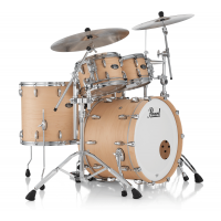 Pearl Masters Maple Rock 4 fûts GyroLock L Rod Premium Matte Natural - Vue 3