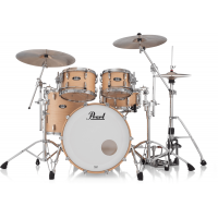 Pearl Masters Maple Rock 4 fûts GyroLock L Rod Premium Matte Natural - Vue 8
