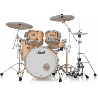 Pearl Masters Maple Rock 4 fûts GyroLock L Rod Premium Matte Natural - Vue 9