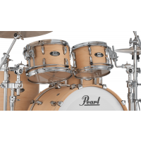 Pearl Masters Maple Rock 4 fûts Optimount Standard Premium Matte Natural - Vue 3