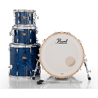 Pearl Masters Maple Gume Rock 4 fûts GyroLock L Rod Custom Blue Abalone - Vue 7