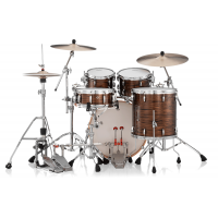 Pearl Masters Maple Pure Rock 4 fûts GyroLock-L Rod Custom Bronze Oyster - Vue 4