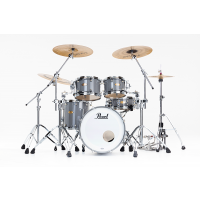 Pearl Reference One Fusion 4 fûts GyroLock L Rod Premium Putty Grey - Vue 1