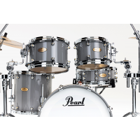 Pearl Reference One Fusion 4 fûts GyroLock L Rod Premium Putty Grey - Vue 2