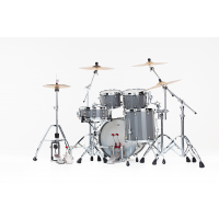 Pearl Reference One Fusion 4 fûts GyroLock L Rod Premium Putty Grey - Vue 4