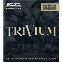 Dunlop Trivium Bass Hybrid Wound 45-130 - Vue 1
