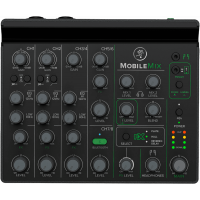 Mackie Mackie MobileMix - Mixeur 8 canaux alimentable par USB pour production audiovisuelle, son live et streaming - Vue 1