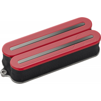 Fishman Fluence Modern Humbucker OpenCore Actif, 8 Cordes, 3 Voix, Céramique, Rouge, Rail Nickel Noir - Vue 1