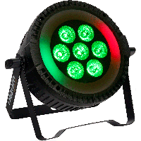 Algam Lighting PARWASH 76 RING - Par Wash LED 7 x 6W RGBW avec anneau LED RGB - Vue 5