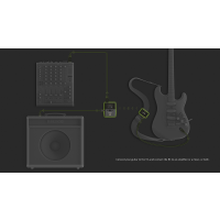 Nux B8 système sans-fil guitare pour pedalboard 2,4 GHz - Vue 9