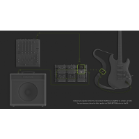 Nux B8 système sans-fil guitare pour pedalboard 2,4 GHz - Vue 10