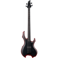 Ltd FL-4 Fred Leclercq Black Red Burst Satin  - Vue 1