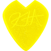 Dunlop Kirk Hammett Jazz III Yellow Glitter, sachet de 6 - Vue 1