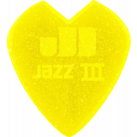Dunlop Kirk Hammett Jazz III Yellow Glitter, sachet de 6 - Vue 2