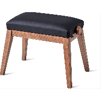 K&M 13940 Banquette piano en similicuir noir - Vue 1