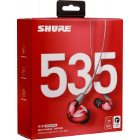 Shure SE535 écouteurs professionnels Intra Sound Isolating™ 2 voies édition limitée rouge - Vue 1