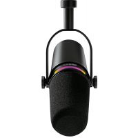 Shure MV7+ Micro de podcast XLR / USB-C noir - Vue 3