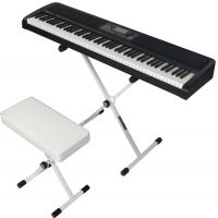 Quiklok Pack accessoires blanc pour clavier : stand + siège + casque - Vue 5