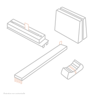 Allen & Heath Bouton de Fader 11mm ZED jaune - Vue 1