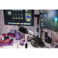 Shure MV7+ Micro de podcast XLR / USB-C blanc - Vue 8