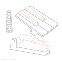 Korg WH KEY HAMMER ASSY C H30367-WC - Vue 1