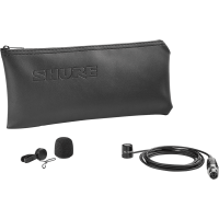 Shure Micro cravate compact noir omnidirectionnel - connecteur TQG - Vue 1
