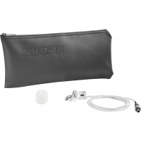 Shure Micro cravate compact blanc supercardioïde - connecteur Lemo - Vue 1
