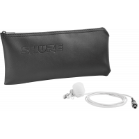 Shure Micro cravate compact blanc cardioïde - connecteur Lemo - Vue 1