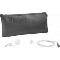 Shure Micro cravate compact blanc cardioïde - connecteur Lemo - Vue 3