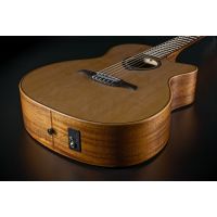 Lâg HyVibe 10 Auditorium Nylon Pan Coupé Smart Guitar - Vue 5