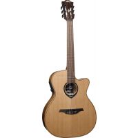 Lâg HyVibe 10 Auditorium Nylon Pan Coupé Smart Guitar - Vue 8