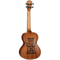 Lâg Ukulele Tiki Uku 110 Tenor Dos Bombé Table Massive - Vue 4