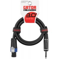 Gator Cableworks Câble haut-parleur série Composer 90 cm jack / speakON - Vue 1
