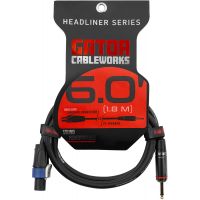 Gator Cableworks Câble haut-parleur série Headliner 1,8 m jack / speakON - Vue 1