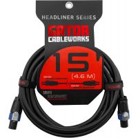 Gator Cableworks Câble haut-parleur série Headliner 4,5 m speakON - Vue 1