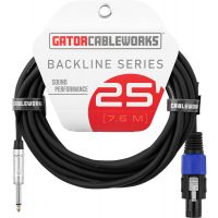 Gator Cableworks Câble haut-parleur série Backline 7,5m jack / speakON - Vue 1