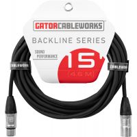 Gator Cableworks Câble microphone série Backline 4,5m XLR - Vue 1