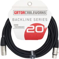 Gator Cableworks Câble microphone série Backline 6 m XLR - Vue 1