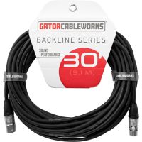 Gator Cableworks Câble microphone série Backline 9 m XLR - Vue 1