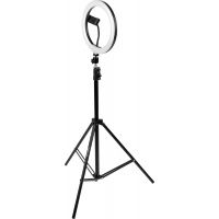 Gator Frameworks Stand podcast trépied anneau LED et support téléphone - Vue 10