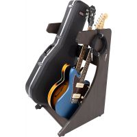 Gator Frameworks Stand rack Elite 3 guitares marron - Vue 5