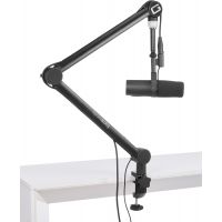 Gator Frameworks Support de micro de bureau professionnel avec voyant 