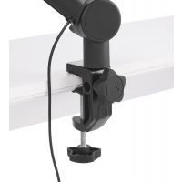 Gator Frameworks Support de micro de bureau professionnel avec voyant 