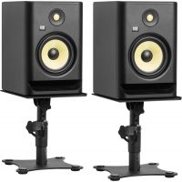 Gator Frameworks Stand enceinte monitoring de bureau base plate - Vue 2