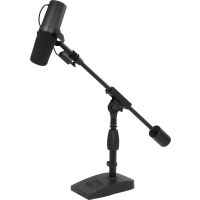 Gator Frameworks Pied de micro télescopique pour bureau, podcast, grosse caisse et amplis - Vue 9