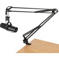 Gator Frameworks Pied de micro clamp ou montage sur bureau pour podcasts, streaming - Vue 7