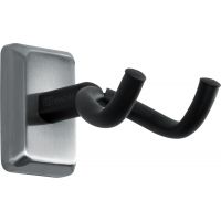 Gator Frameworks Stand guitare mural plaque chrome satiné - Vue 1